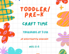 Fall 2026 Toddler Pre K Craft Time