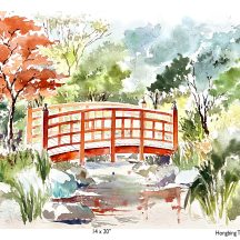 Red Bridge Watercolor HT Progress email1