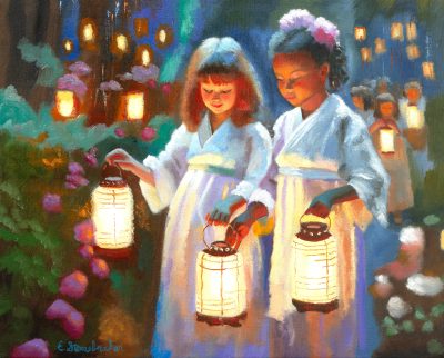 Painting by Ernie Stonebraker